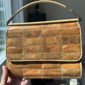 Vintage Brown Clutch